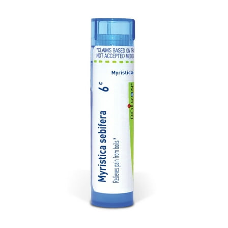 Boiron Myristica Sebifera 6C, Homeopathic Medicine for Pain From Boils, 80 Pellets