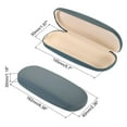 thumbnail image 2 of Uxcell Glasses Case Hard Shell, 2 Pack Eyeglass Case Eye Glasses Case Hard Protector Concise for Women Men Glasses, Grey, 2 of 7