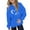 Blue, variant on SGFCWSX Hoodies for Girls Hooded Sweatshirt Teens Heart Print Soft Casual Pullover Tops Black Size 13-14 Years