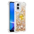 thumbnail image 2 of Funda para Motorola Moto G Play 4G 2024 con Brillo Líquido Flotante, Purpurina, Parachoques y Anillo Giratorio Soporte, 2 of 5