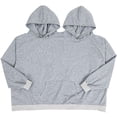 thumbnail image 1 of GOOHOCHY Sudadera con capucha a juego para dos personas, sudadera con capucha extragrande para parejas, sudadera con capucha lisa unisex, 1 of 8