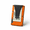 Basecamp Orange-Hex Ridge, variant on Slim Minimalist Carbon Fiber 3K Hex Ridge Front Pocket Wallet with RFID Protection and Money Clip