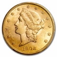 thumbnail image 2 of 1902-S $20 Liberty Gold Double Eagle MS-62 PCGS, 2 of 3