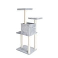 thumbnail image 5 of GleePet 57" real wood Cat Tree GP78571022 Silver Gray, 5 of 6