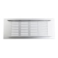 thumbnail image 2 of 80*200/80*300/80*350 Aluminium Alloy Silver Air Vent Louvred Grill Ventilation Grille for Closet Shoe Cupboard Decorative Cover 80*200, 2 of 9