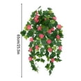 thumbnail image 3 of VQPeo Artificial Hanging Flowers Plants Vines for Outdoor Summer Decoration, Faux Silk Morning Glory Home Outside Planter Porch Patio Decor, 3 of 4