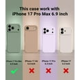 thumbnail image 5 of FANGQIULI Magnetic for iPhone 17 Pro Max Case,Classic Liquid Silicone Mobile Phone Case,Integrated Camera Control Button,Anti-Scratch Microfiber Lining, 5 of 5
