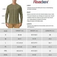 thumbnail image 5 of Roadbox Mens UPF 50+ UV Sun Protection Shirts Outdoor Long Sleeve SPF Rash Guard for Fishing Hiking Swimming Running, 5 of 5
