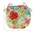 thumbnail image 6 of Breeze Floral 15 in. Round Outdoor Bistro Seat Cushion (Set of 4) by Greendale Home Fashions, 6 of 7