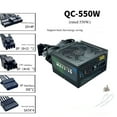 thumbnail image 7 of PC Desktop Computer 550W/650W/750W Power Supply Quiet Fan 8Pin Gaming PC Power Supply Computer Mining Accessories for PC Graphics, 7 of 7