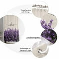 thumbnail image 7 of Shower Curtains Purple Lavender Bath Curtain Spring Pastoral Style Waterproof Bathroom Shower Curtain Set with Hooks Decoration 72 x 72 Inches, 7 of 7
