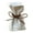 White, variant on Paper Bag Vase, Cute Irregular Shaped Flowers Vases, Ceramic Vases for Home Decor