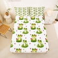 thumbnail image 5 of Erosebridal Wild Frog Full Size Sheets,Red Cartoon Daisy Blossom Bed Sheets For Girl Boys 4-Piece, 5 of 6