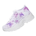 thumbnail image 2 of Willtoo Women's Breathable Hollow Mesh Orthopedic Walking Shoes Flower Pattern Sneakers Colorful Tennis Shoes Comfort for All-Day Wear Sports Sandals, 2 of 7
