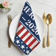 thumbnail image 2 of 250 Year American Anniversary Flag Cloth Napkins, Blue Red USA Washable and Reusable Dinner Napkins Set of 6, Table Napkin for Kitchen Party Birthday Wedding Hotel Housewarming 20"x20", 2 of 9