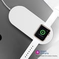 thumbnail image 2 of Cargador Inalámbrico Estación De Carga Inalámbrica Base De Carga Inalámbrica Compatible Con Iphone/Iwatch 3/2/1 2 En 1 Sweethay EL016317-00, 2 of 5