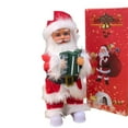 thumbnail image 2 of Christmas Electric Santa Toy Accordion-Playing Design, Battery-Operated Music, Festive Xmas Decor Christmas Decorations Indoor Clearance Christmas Home Decor, 2 of 5