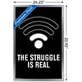 thumbnail image 5 of Wi-Fi - Struggle Wall Poster, 22.375" x 34", Framed, 5 of 6