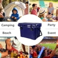 thumbnail image 6 of 25QT Portable Cooler, Insulated Hard Cooler with Bottle Opener, Cup Holder, Forming Ruler, 5-7 Day Ice Retention, Travel, Beach, Camping, Fishing, 6 of 7