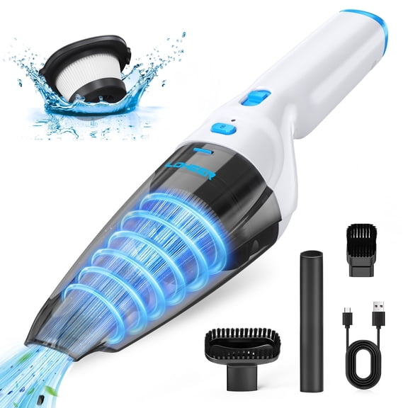 SEANEL Handheld Vacuum Cordless, 9.5KPA Hand Vacuum Cleaner, Portable Lightweight for Home Car Pet, New