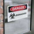 thumbnail image 4 of (2 Pack) Biohazard OSHA Danger Sign 5 Inch X 3.5 Inch Vinyl Label Decal Sticker Weather Resistant, UV Protected for Workplace, Business, and Construction Site, Made in the USA, 4 of 7