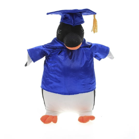 Made by Aliens Personalized Penguin Stuffed Animal Plush Toy – Perfect Gift for Graduation Name or Your School Logo on Gown, Best for Any Grad School Kids 12 Inches