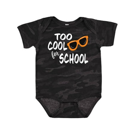 

Inktastic Too Cool for School Gift Baby Boy or Baby Girl Bodysuit