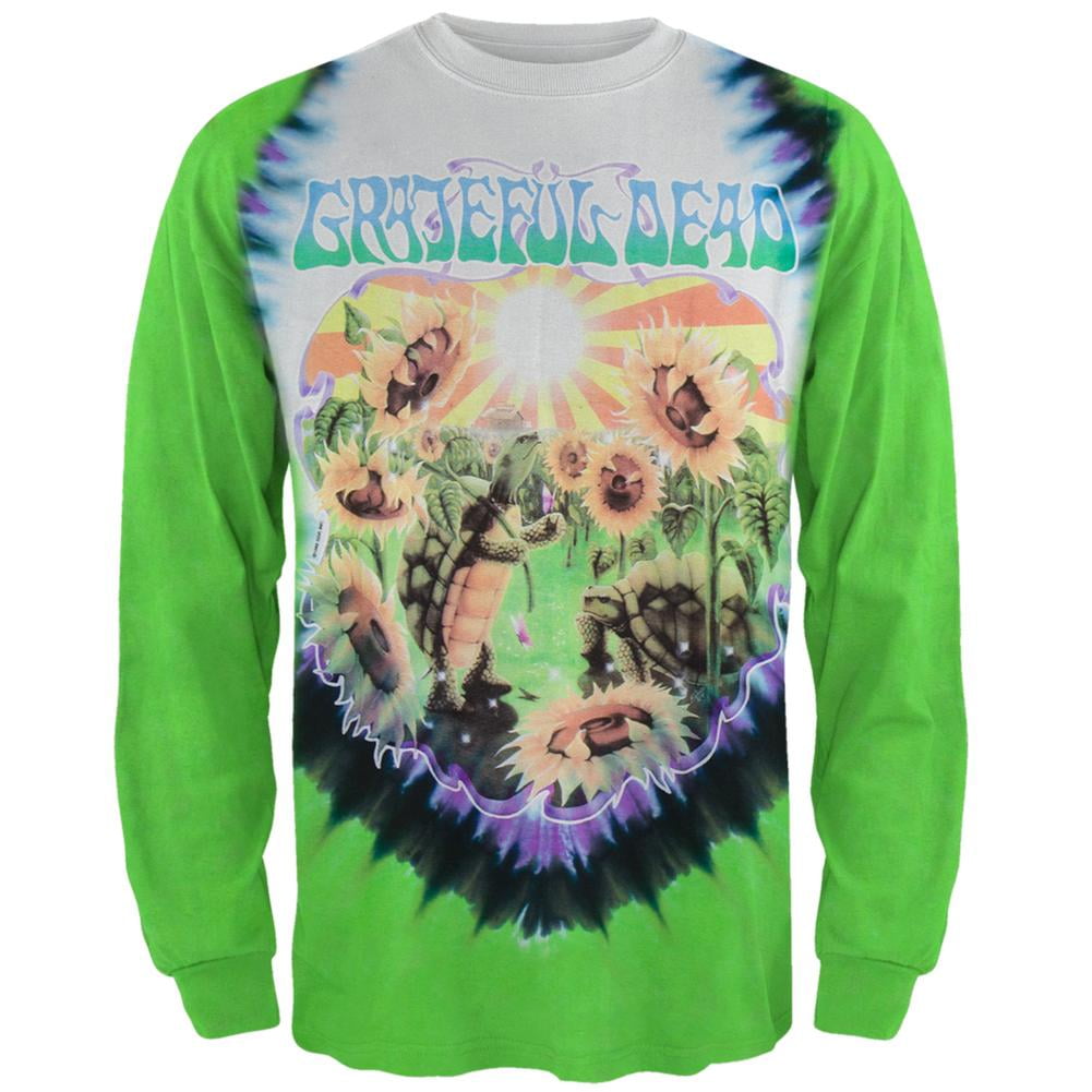 Grateful Dead - Grateful Dead - Sunflower Terrapin Tie Dye Long Sleeve T-Shirt - Large - Walmart 