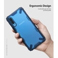 thumbnail image 2 of Ringke Fusion-X Case Compatible with Samsung Galaxy A70, Transparent Hard Back Shockproof Advanced Bumper Cover - Space Blue, 2 of 8