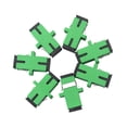 thumbnail image 2 of Sidaley 50 piezas Universal SC fibra óptica acoplador Cable óptico ABS adaptador convertidor conversión conector Accesorios Teléfono y Comunicación, 2 of 6