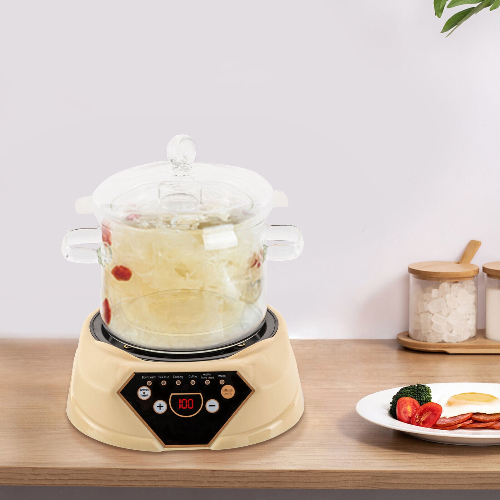 700W Multi-functional Health Pot Auto Electric Stew Pot Making for Tea Porridge