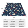 thumbnail image 3 of Sikiie Sea Creatures Ultra-Soft Micro flannel Blanket Luxury All Seasons Warm Blanket for Bedding Sofa and Travel (4 sizes)-40"x30", 3 of 7