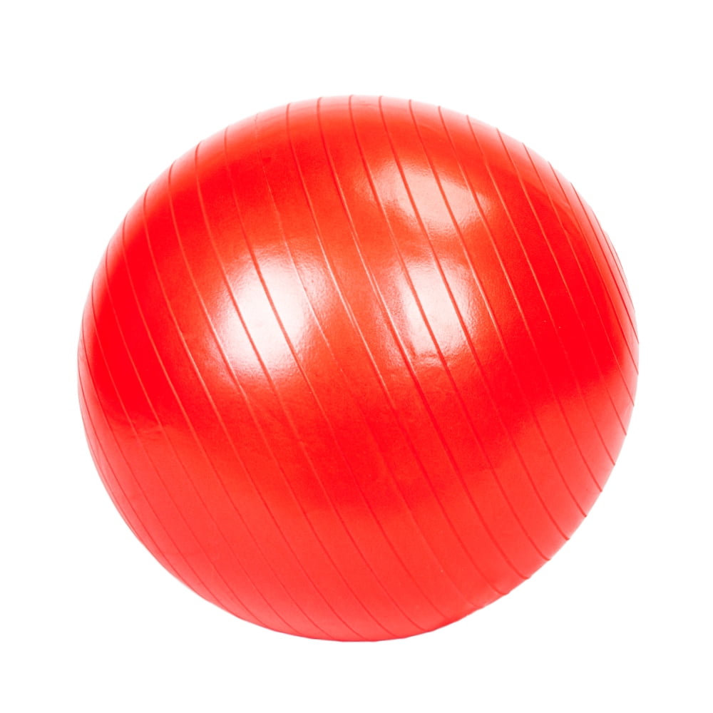 red exercise ball