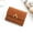 brown, variant on Lady Money Clip PU Leather Multiple Card Slots Credit Card Bag Money Bags Card Holder Women Purse Short Wallet GREY