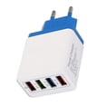 thumbnail image 3 of Peggybuy Portable 4 Ports USB Color Travel Charger Fast Charging Charger EU Plug Adapter, 3 of 6