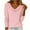 Pink a1, variant on Eyelet Long Sleeve Tops for Women Cowl Neck Drape Ruched Front Tunic Blouses Dressy Casual Business Work Shirts S-2XL