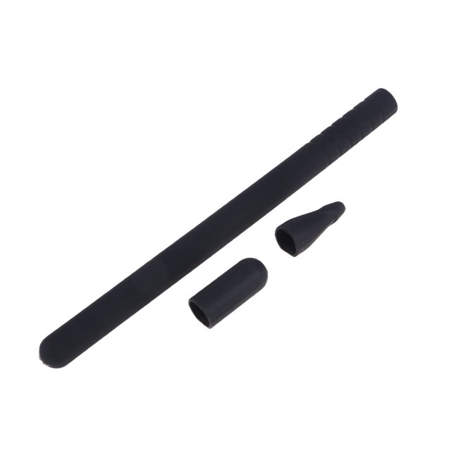 EeaseCA Housse de Protection en Silicone pour Stylo à Écran Tactile Compatible avec Apple Pencil 2 (Noir)