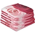 thumbnail image 7 of Red Pink Rose Flowers Dish Towels Set of 1, Watercolor Washable Tea Towels Dishcloths Lint-Free 18x28 Inch Fast Drying for Home Kitchen Clean, 7 of 7