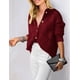 thumbnail image 4 of Suéter PRETTYGARDEN Cardigan de Punto para Mujer en Vino Rojo Talle S, 4 of 8