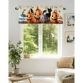 thumbnail image 6 of Valances for Windows Valance Rod Pocket Light Filtering Short Window Treatments Curtains for Kitchen Bathroom Living Room Bedroom, 1 Panel, 42 x 12 Inch, 6 of 7