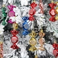 thumbnail image 2 of FlareFable 3.5" Colorful Christmas Tree Candy Hanging, Candy for Christmas Tree Accessories, Fun Christmas Ball Tree Ornaments, Perfect Christmas Decoration for Party, Mantel & Wall, 2 of 8