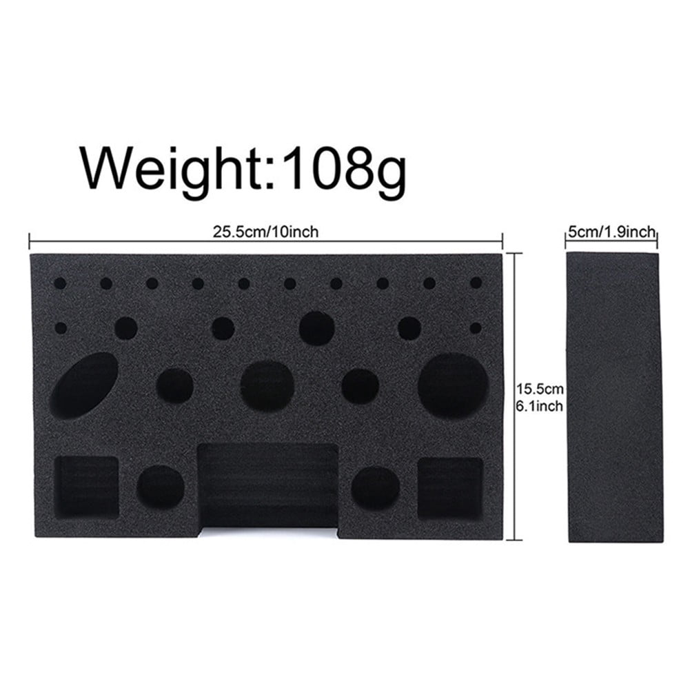 Splihome Part Tool Holder Tool Station Tying Useful Vise Black Eva Fly Fly Fishing Foam Functional organizer Super Soft