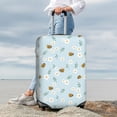 thumbnail image 7 of Susaid Bee Flower Print Elastic Washable Suitcase Cover with Hidden Zipper, Fits 18-32 Inch Luggage for Protection During Travel-X-Large, 7 of 7