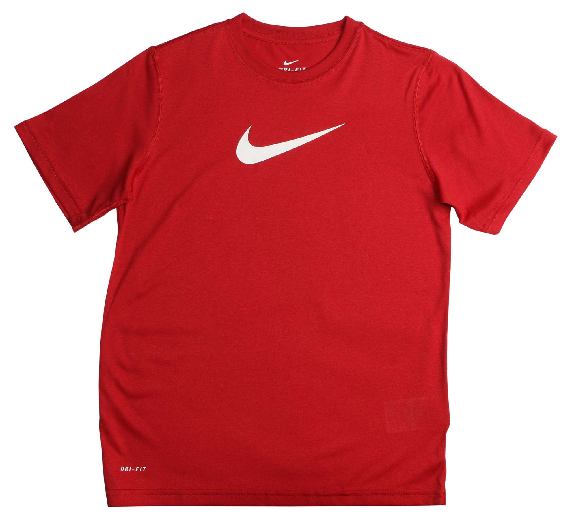 Nike - Nike Big Boys' (8-20) Dri-Fit Legend Swoosh T-Shirt-Red ...