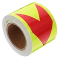 thumbnail image 2 of Masteelf 5 Rolls  Reflective Safety Tape Arrow Caution Outdoor Security Tape For Vehicles Trailers Boats Signs 5m High Visibility Warning Tape, 2 of 8