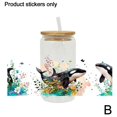 thumbnail image 1 of UV DTF Transfer Cup Wrap Transfer Sticker Glass CoffeeCup Decal 2023 M4J2, 1 of 9