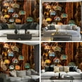 thumbnail image 6 of Peel and Stick Wallpaper Canvas Turkish Moroccan glass tea light hanging Modern Art Wall Mural Decor Self Adhesive and Removable 69in x 98in, 6 of 6