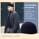 thumbnail image 4 of Qarigey Gorro de invierno Gorro de cabeza corta Gorros Hombres Mujeres Sombreros Patinaje Viajar Sombreros Armada Qarigey AP010504-13B, 4 of 6