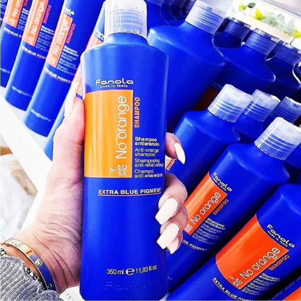 Fanola No Yellow and No Orange Shampoo Package, 350 ml 350 ml
