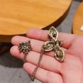 thumbnail image 5 of Vintage Honey Bee Brooch Pins For Women Men Cz Crystal Animal Insect Honeybee Lapel Pin Badge Dainty Hanging Tassel Chains Collar Shirt Corsage Hat Scarf Tie Accessories Fashion Birthday Jewelry Gift, 5 of 6